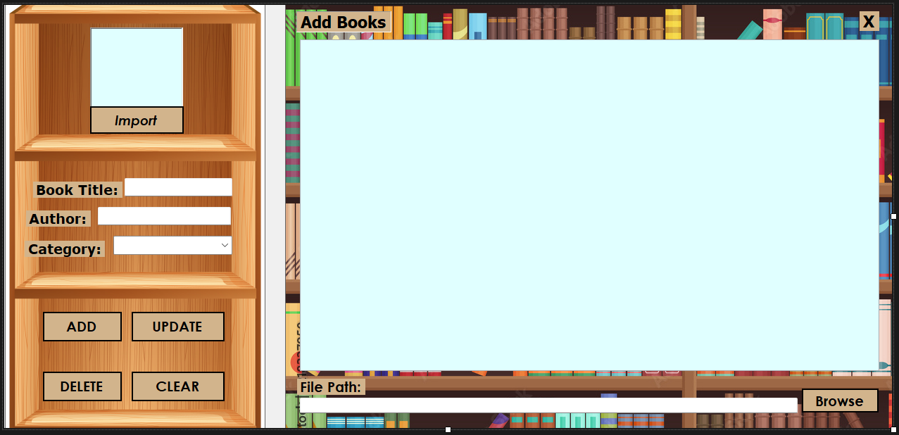Add Books Project Screenshot
